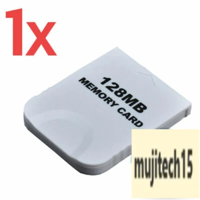 128MB Save Memory Card for Nintendo Gamecube Wii Console NGC GC - Image 1 of 4