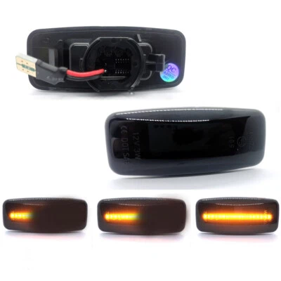 For Nissan Sylphy Murano Bluebird Teana Sequential LED Side Marker Signal lights Foto 1 de 4