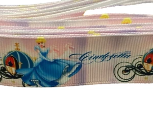 Ribbon Grosgrain 2 Cinderella Grosgrain Ribbon 1x9 in Each (18) Yards Crafts Bow - Picture 1 of 6