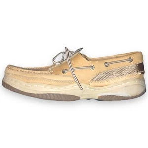 Easy Spirit Shoes Women's 7.5 Brown Leather Slip On Boat Deck Casual Comfort - Picture 1 of 10