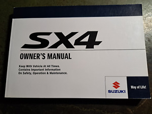 SUZUKI SX4 OWNERS MANUAL / HANDBOOK 2009 2014