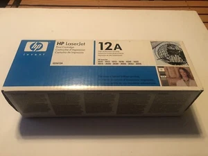 Genuine HP Sealed Box 12A Q2612A Black Toner 1010-12-15-18-20-22-3015-20-30-50-5 - Picture 1 of 6