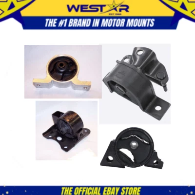 Motor & Trans Mount 4PCS Set Fit 2000-2006 Nissan Sentra 1.8L for Auto Trans - Изображение 1 из 3