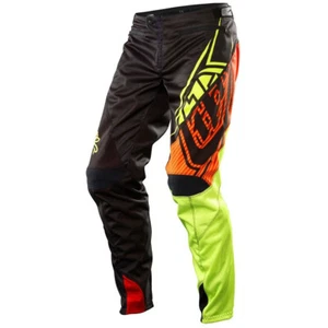 Troy Lee Designs TLD Mens MTB Sprint Pants Elite Dawn Black/Orange/Yellow Sz 36 - Picture 1 of 3