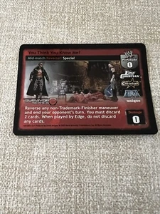 WWE Raw Deal CCG You Think You Know Me? SS2 UR Foil Edge Christian - Picture 1 of 1