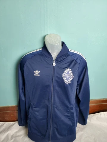 Adidas Vancouver Whitecaps MLS Soccer Track Jacket MLS Soccer Men's Medium M Cover