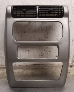 Jeep Wrangler TJ 03-06 OEM Dash Center Bezel Radio Trim "Stainless Steel" - Picture 1 of 10
