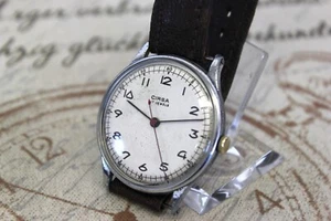 Große rare WW2 Flieger Herren Armbanduhr militäry wrist watch CIRSA 17 Jewels - Bild 1 von 8