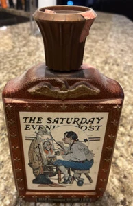 Vintage Jim Beam Saturday Evening Post 1976 Bicentennial Bourbon Flasche, leer - Bild 1 von 6