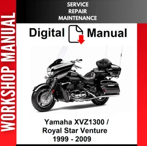 Yamaha XVZ1300 ROYAL STAR VENTURE 1999 - 2009 MANUAL DE TALLER DE REPARACIÓN DE SERVICIO - Imagen 1 de 1