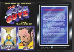 Juego de tarjetas coleccionables The Good Guys Genesis 1993 hoja de promoción sin cortar - Imagen 1 de 1