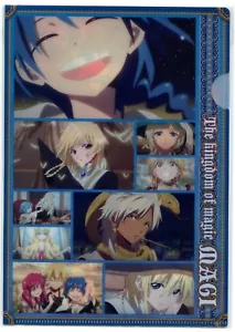 Mini carpeta de archivos Magi El Laberinto de la Magia anime Morgiana Aladdin Alibaba - Imagen 1 de 2
