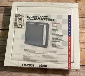 NEW ACUDOR 10x10 Universal Flush Fit Access Door White ED-2002  - Picture 1 of 4