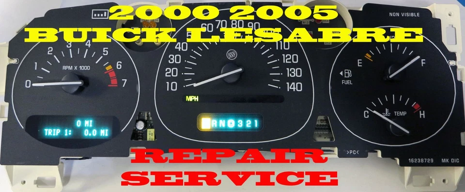 2000 TO 2005 PARK AVENUE BUICK LESABRE A/C HEATER CLIMATE CONTROL REPAIR SERVICE - Image 1 of 1