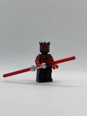 Lego -  Darth Maul - Printed Red Arms : sw0384 Minifigure Star Wars Authentic - Image 1 of 4