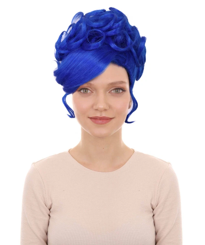 Adult Women's American Rapper Curly Updo High Fashion Wig, Multi Color Options - Image 1 of 4