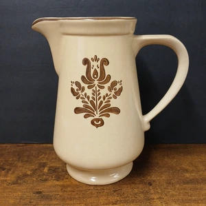 Vintage Pfaltzgraff Village 64 oz Stoneware Pitcher - Picture 1 of 8