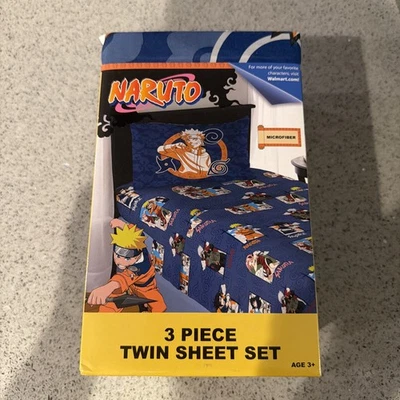 Naruto 3 Piece Twin Sheet Set with Pillow Case - Image 1 of 4