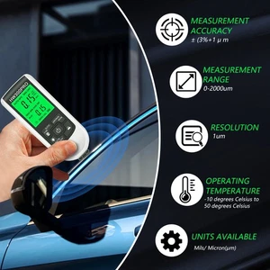 HW-300PRO Automotive Paint Film Automatic Thickness Gauge Gauge Automotive - Picture 1 of 11
