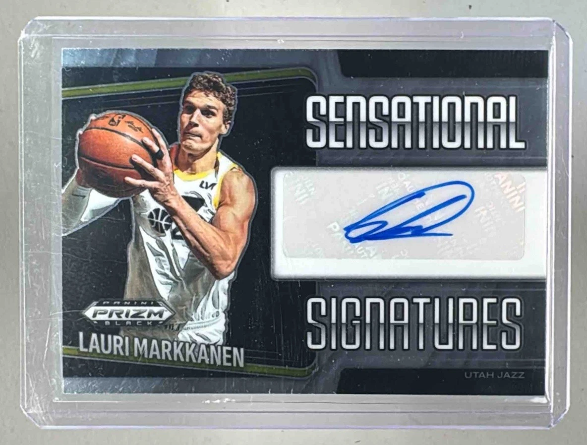 Panini Lauri Markkanen Basketball Autographed Sports Trading Cards