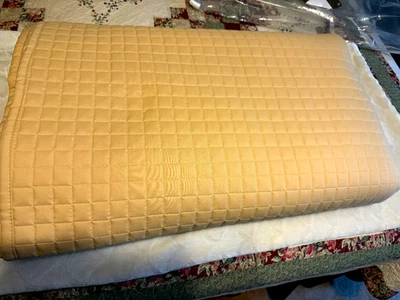 Colcha Cuadrada Aspecto Edredón California King Size 96" x 102" 2 Falsas Foto 1 de 2