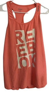 Reebok Racer Back Tank Top Womens Medium Hi Low Hemline Athletic Sportswear - Picture 1 of 4