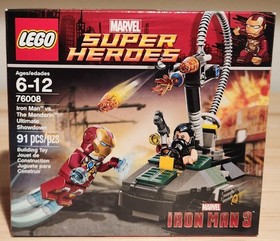 LEGO 76008 - MARVEL IRON MAN VS MANDARIN ULTIMATE SHOWDOWN Factory Sealed