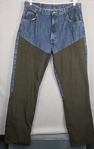 Wrangler Pro Gear Pantalone Spazzola Blu Jeans Nylon Doppio Ginocchio Caccia Uomo 38x34 - Foto 1 di 13