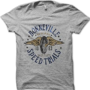 Boneville Speed Trials 1963 T-Shirt Utah Mojave Desert Vintage Motorcycle Biker - Picture 1 of 8