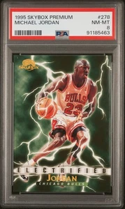 Skybox Premium Michael Jordan #278 PSA 8 1995 - Foto 1 di 2
