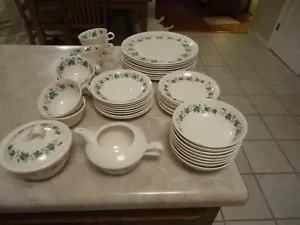 43 Pc Set Homer Laughlin Debutante Ivy HLC 1625 6 Settings 1950's - Picture 1 of 8