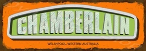 Large Chamberlain Tractors Rustic Sign Man cave Farming Workshop Australian made - Picture 1 of 1