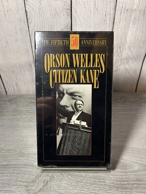 ORSON WELLES CITIZEN KANE - THE 50TH ANNIVERSARY ON VHS - BRAND NEW AND SEALED! Foto 1 de 2