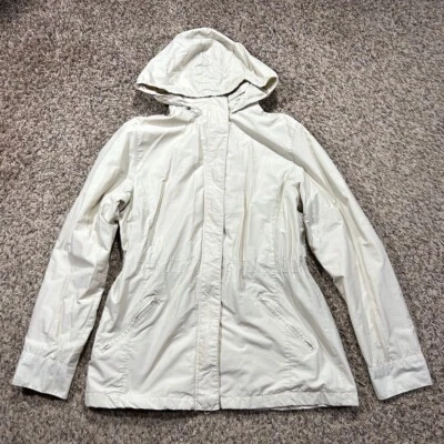 Chaqueta Abrigo de Lluvia Cherokee Para Mujer Beige con Capucha Talla Pequeña S EE. UU. Foto 1 de 4