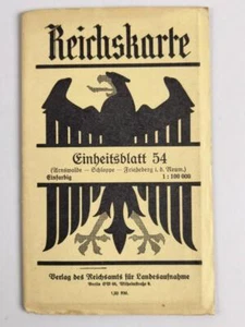 Reichskarte, Einheitsblatt 54, Arnswalde - Schloppe - Friedberg i. d. Neum. - Bild 1 von 3