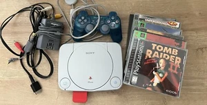 Psone Game Console And Game Lot!!! - Picture 1 of 11