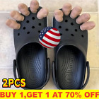 Big Toe Croc Charm, 3D Funny Toe Shoe Charms Big Toe Croc Charm with Hairy AU~~