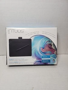Wacom Black Small Intuos Art Pen & Touch Tablet - CTH490/K - Picture 1 of 8