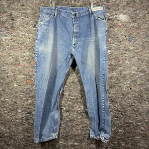 Bulwark FR Jeans Mens 42x30 Medium Wash Straight Leg Work PEJ4DW6 Fire Resistant - Picture 1 of 15