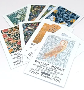 Dolls House 1:12 Scale Miniature, 9 x William Morris Underground Posters 1930's - Picture 1 of 10