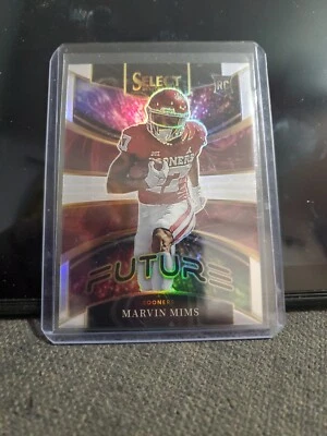 2023 Panini Select - Draft Picks Future #FUT-20 Marvin Mims Silver Prizm (RC) - Image 1 of 2