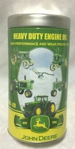 BANCO DE HOJALATA JOHN DEERE - ESTILO LATA DE ACEITE DE MOTOR DE ALTA RESISTENCIA - Imagen 1 de 12