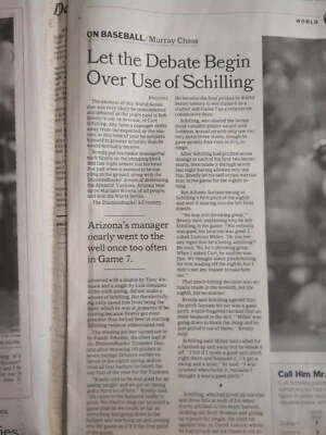New York Times - Arizona Diamondbacks - World Series Champions 2001  - Image 1 of 4