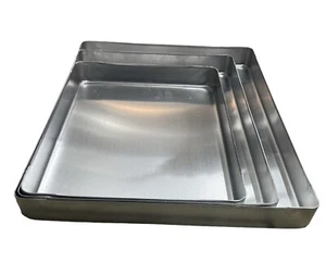 Baklava chapa 34x26x4 cm bandeja para pizza bandeja para hornear Baklava Tepsi Firin Tepsi NUEVO 2 mm - Imagen 1 de 5