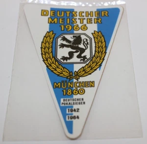 Pegatina pegatina 1860 Munich fútbol 12 cm años 70 embalaje original - Imagen 1 de 1