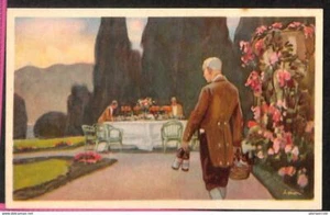 Lib683 - VINTAGE Illustrated ADVERTISING POSTCARD - Metlicovitz RUFFINO wine - Picture 1 of 1