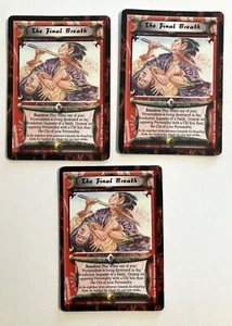 The Final Breath (3) L5R Legend of the Five Rings CCG Forbidden Knowledge 1996 - Imagen 1 de 1
