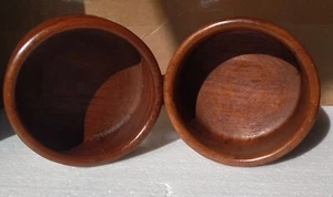 Genuine Teak Wood Bowls from Thailand by Winsome 6" x 3" - Picture 1 of 4
