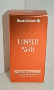 Beardbrand LUMBER Yard BART Waschen & Weichspüler Reisegröße je 0,4 flüssige Unzen HERREN Neu - Bild 1 von 2