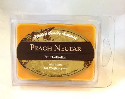 Peach Nectar 2.5oz Soy Wax Melts Scent Fruit Package Sugar Sweet Summer Snapple - Image 1 of 2